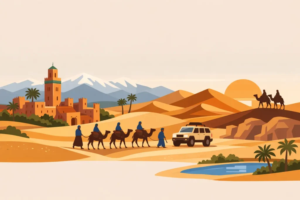 4 Days Marrakech Sahara Safari Itinerary