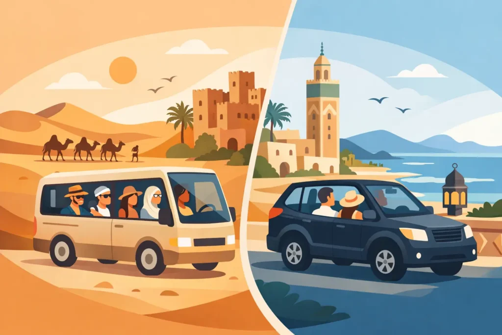 Shared Versus Private Morocco Tours