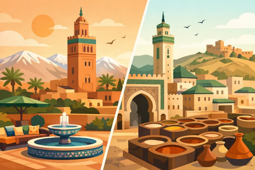 Marrakech or Fes Tour Base: Which Suits Your Trip?