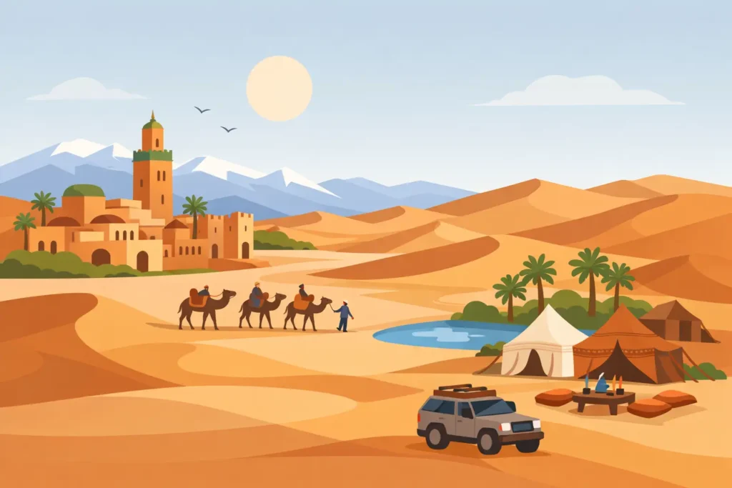 Marrakech Desert Itinerary for 3, 4 or 5 Days