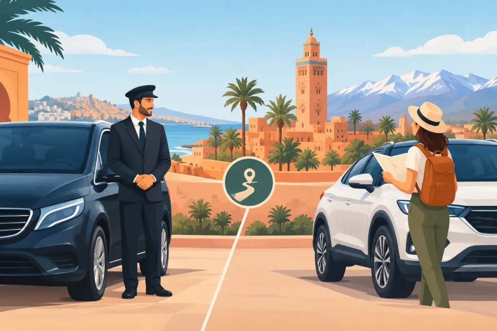 Private Driver Versus Rental Car in Morocco